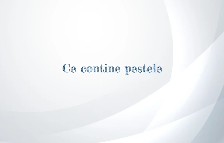 ce contine pestele
