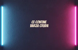ce contine varza cruda
