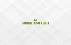 ce contine propolisul
